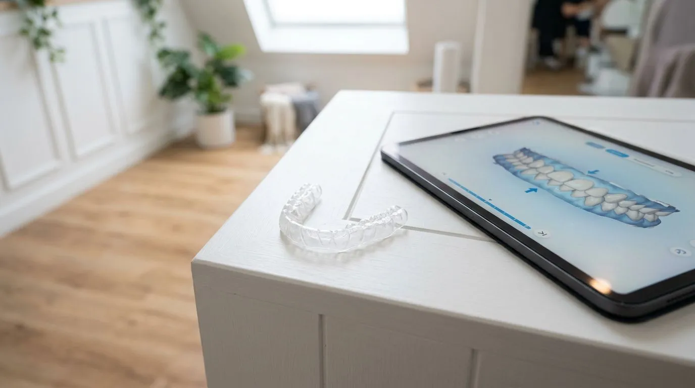 Clear aligners and 3D dental scan at Bangkok orthodontic clinic